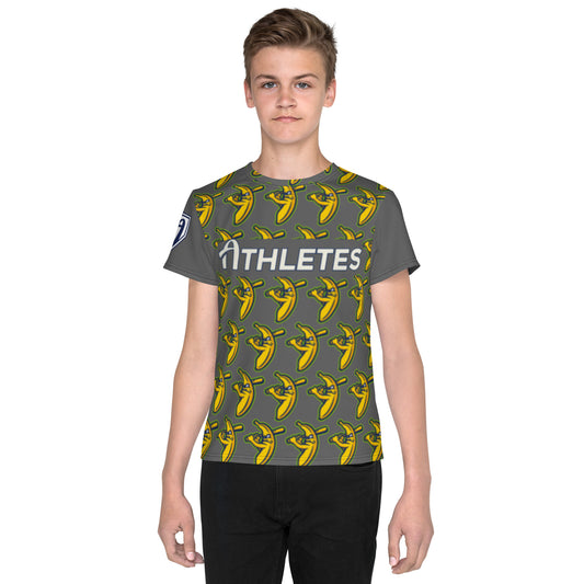 Athletes Baseball is GOING BANANAS! Youth crew neck t-shirt!