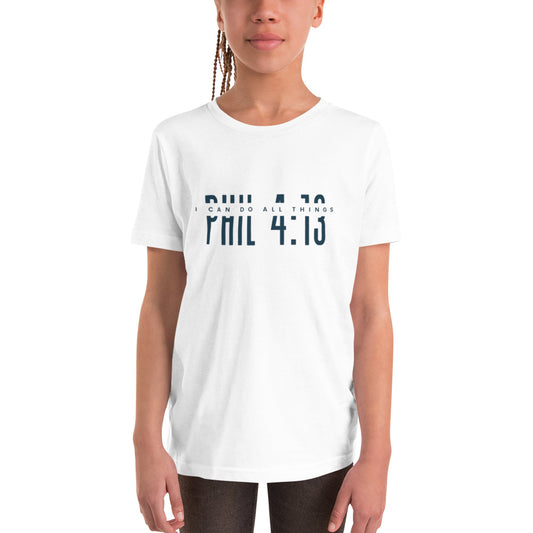 PHIL 4:13 - Youth Short Sleeve T-Shirt