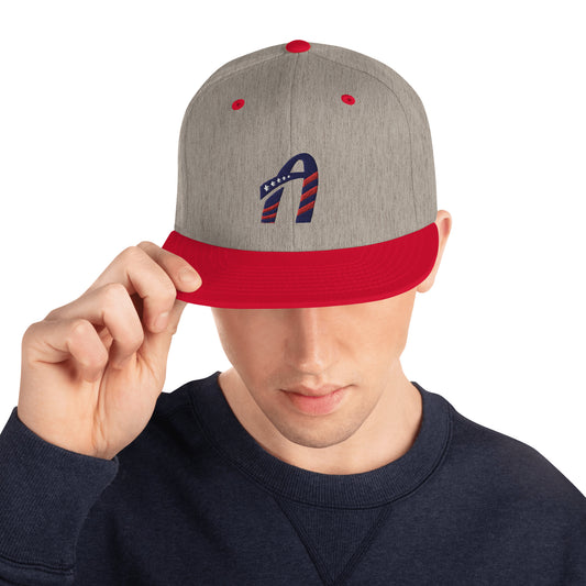 Athletes Patriotic A - Snapback Hat