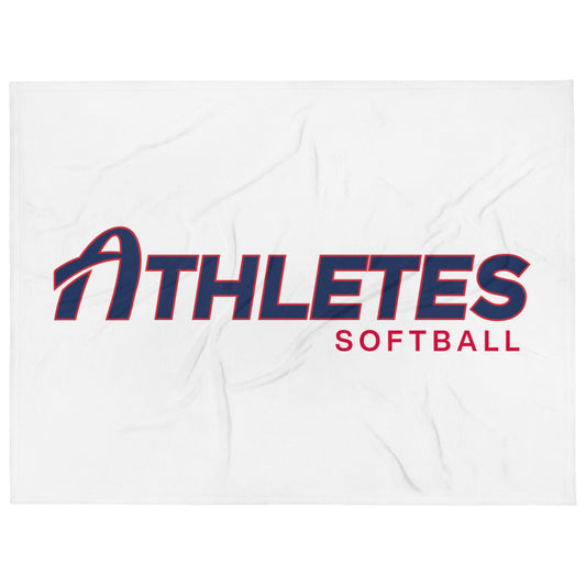 Athletes Softball - Throw Blanket