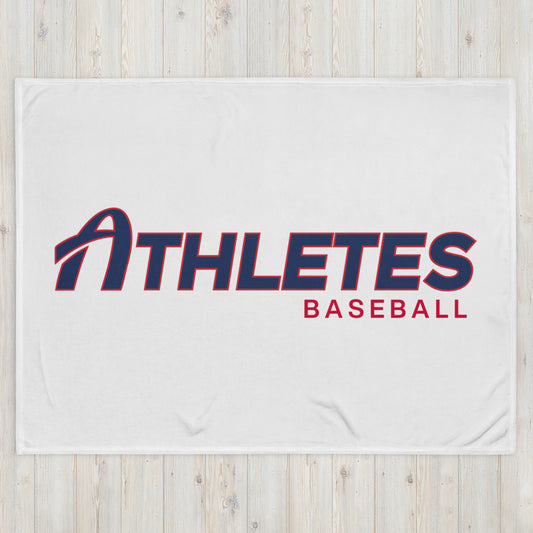 Athletes Baseball - Throw Blanket