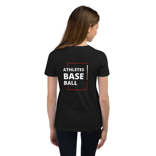 Athletes Baseball Bat - Youth Short Sleeve T-Shirt